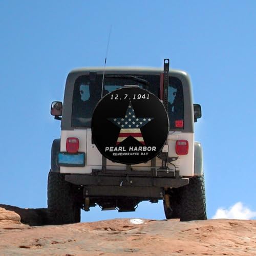 Pearl Harbor Remembrance Day Tire Covers, Dust-Proof Weatherproof Wheel Covers - Image 5