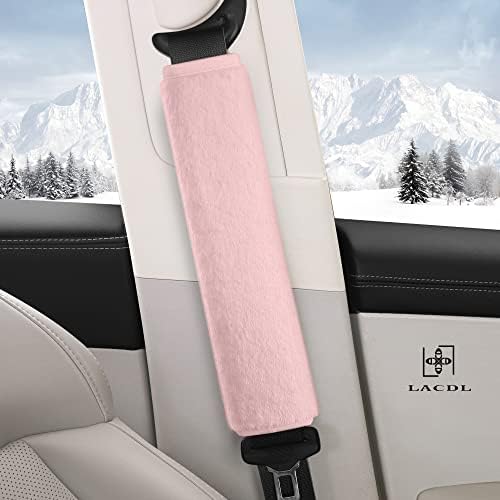 LACDL Extra Long Seatbelt Cover Super Soft Furry - Image 2