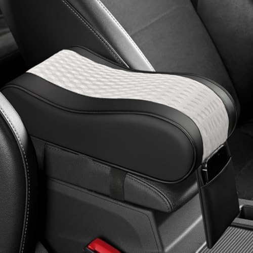 Leather Memory Foam Auto Center Console Armrest Pillow Pad by Unknown
