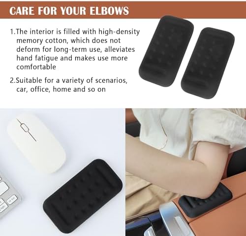 2PCS Car Arm Rest Elbow Pads, Comfortable Car Arm Rest Cushion - Image 3