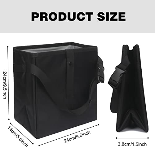 Homelove Car Trash Can, Leak-Proof Waterproof Trash Bin Collapsible Portable - Image 4