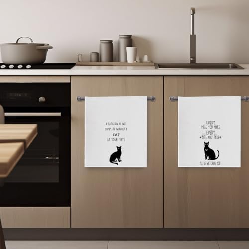 Cat Gifts Dish Towels Set - Image 4