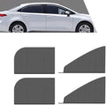 4PCS Car Window Shades, Mesh Side Window Sun Shade, Stretchy Front Rear Window by Unknown