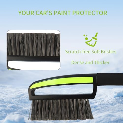 Snow Brush with Ice Scrapers for Car Windshield, Car Brush with Foam Grip - Image 3