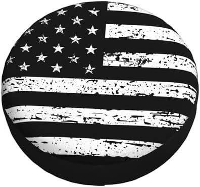 Spare Tire Cover Vintage American Flag - Image 2