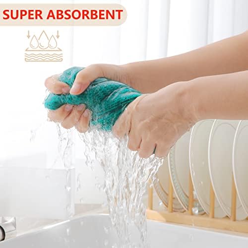Homaxy 100% Cotton Waffle Weave Kitchen Dish Towels 6-Pack - Image 3