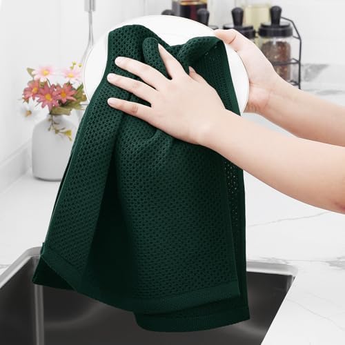 Homaxy 100% Cotton Waffle Weave Kitchen Dish Towels 6-Pack - Image 4