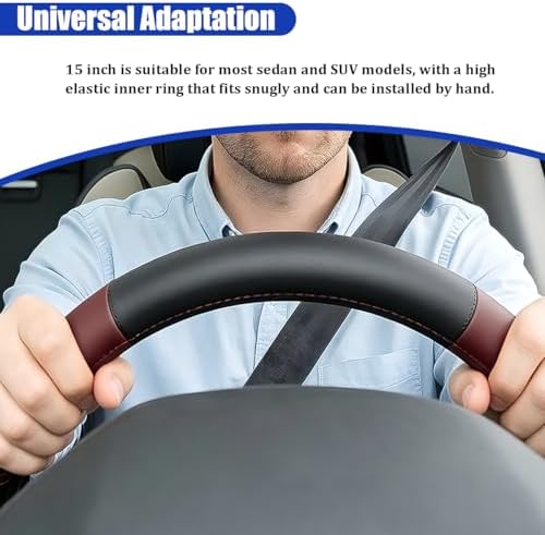 Car Steering Wheel Cover, 14.5-15" - Image 6
