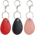 PAGOW 2.3x1.8in Key Fob Holder, PU Leather RFID Key Case Protector by PAGOW