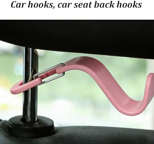 4PCS Car Seat Headrest Hook, Auto Interior Backseat Storage Hook Holder - Image 3