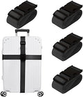 Chelmon Luggage Straps for Suitcases TSA Approved Travel Essentials 4 Pack by Chelmon