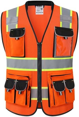 JKSafety Reflective Safety Vest by JKSafety
