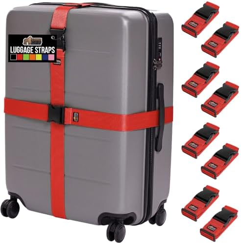 GORILLA GRIP Heavy Duty Luggage Straps by GorillaGrip
