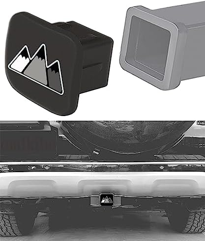 2 Inch Tri-Color 3 Color Logo Trailer Hitch Tube Cover Plug Cap, Rubber - Image 6