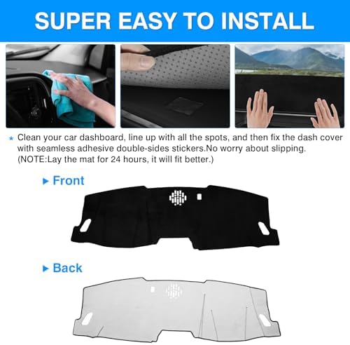 Autorder Dashboard Cover Mat for 2023 2024 2025 2026 Honda Pilot Accessories - Image 5