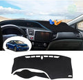 Cartist Black Dash Cover for 2012-2015 Honda Civic Dashboard Cover Mat by cartist
