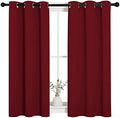 NICETOWN Burgundy Red Blackout Curtains by NICETOWN