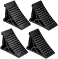 Rubber Wheel Chocks for RV Trailer Upgraded Deformable Design 4 Pc by Unknown