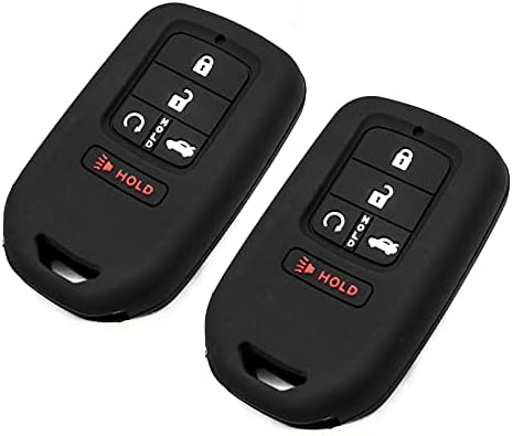Silicone Key Fob Cover Fit for Honda Civic Accord Pilot CR-V Insight Passport by EYANBIS