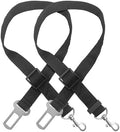 2 Pack Adjustable Dog Car Seat Belt, Heavy Duty Nylon Pet Safety Leash by TYTDOUTER