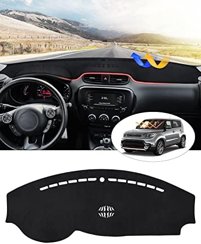 Cartist Dash Cover for Kia Soul 2014-2019 Dashboard Cover Mat by cartist