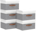 Yawinhe Collapsible Storage Boxes, 10.2x7.9x6.7in by Yawinhe