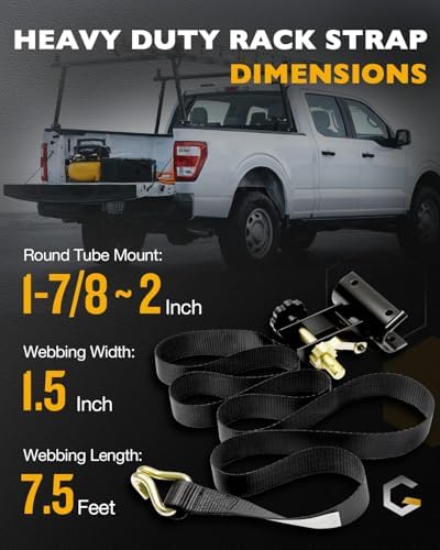 Ladder Rack Ratchet Straps - Image 3