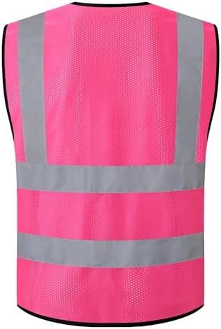 Reflective Safety Vest for Men Women Construction Vest ANSI Standard AP1 - Image 2