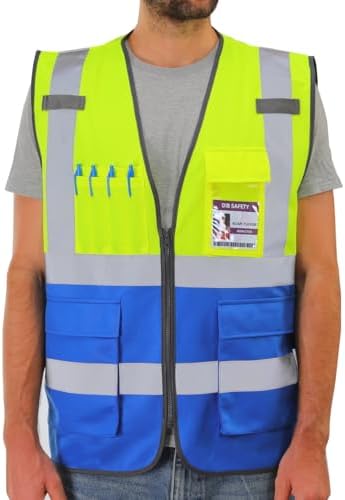Dib Safety Hi Vis Reflective Safety Vest by HighVisibilityWorkwear