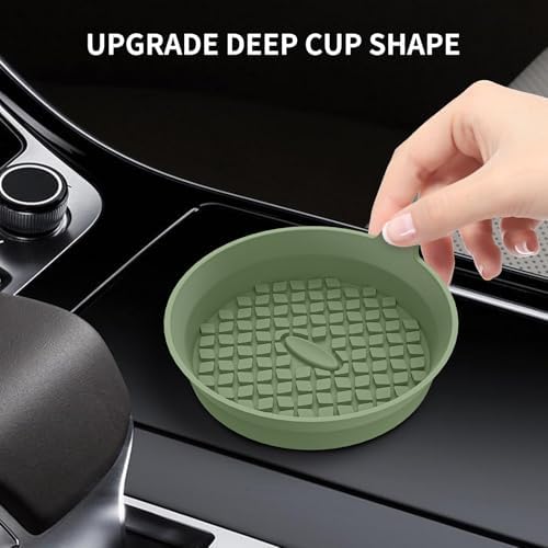 ME.FAN Car Cup Holder Coasters Silicone Cups Mats, Automotive Universal - Image 4