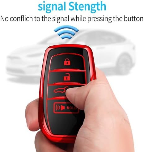 Tukellen for Toyota Key Fob Cover TPU Soft Case for 2025-2026 Camry 4 Runner - Image 5