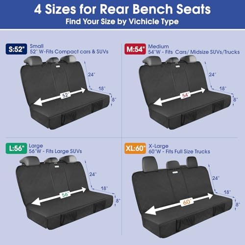 ALLANSING Upgraded 900D Heavy Duty Dog Back Bench Seat Cover - Image 6