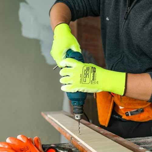 COOLJOB 12/60 Pairs Safety Work Gloves Pack Bulk - Image 4