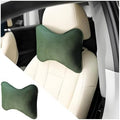 Car Headrest Pillow, Suede Soft Comfortable Breathable Vehicle Seat Neck by Ywdiml