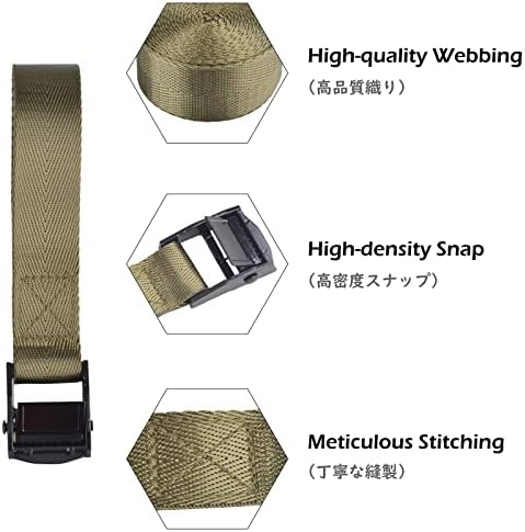 TRIWONDER Tie Down Straps Lashing Straps - Image 3