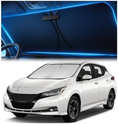 Magnelex Windshield Sun Shade for Nissan Leaf 2018-2025, Foldable Car Window by Magnelex