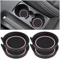 HZEL 4PCS 2.75 Inch PVC Car Cup Holder Coasters by Unknown