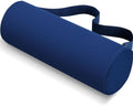 CushZone Memory Foam Lumbar Roll Support Pillow, Large Blue by CushZone