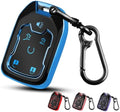 MILD EAST for Chevy GMC Key Fob Cover 6 Buttons Key Case 2016-2025 by MILDEAST
