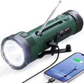ROCAM NOAA Weather Radio with Hand Crank Flashlight & Emergency Power by ROCAM