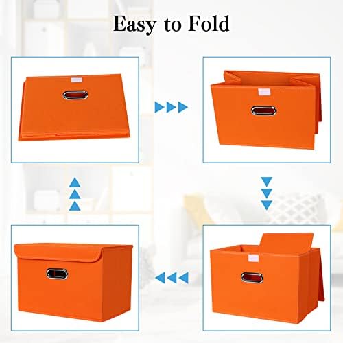 STOREONE Fabric Storage Cube Bins Foldable Organizer Container Collapsible - Image 6