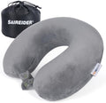 SAIREIDER Travel Pillows for Sleeping Airplane 100% Pure Memory Foam Neck by SAIREIDER