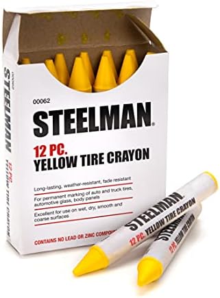Steelman Yellow Tire Marking Crayons by Steelman