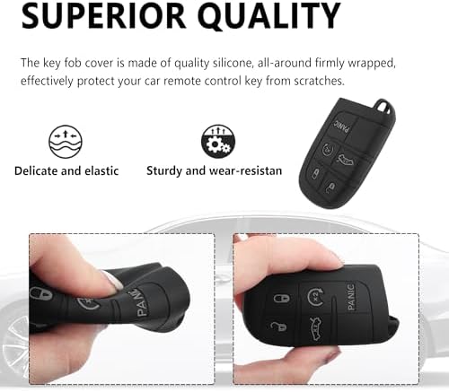 5 Buttons Key Fob Cover, Key Fob Replacement - Image 3