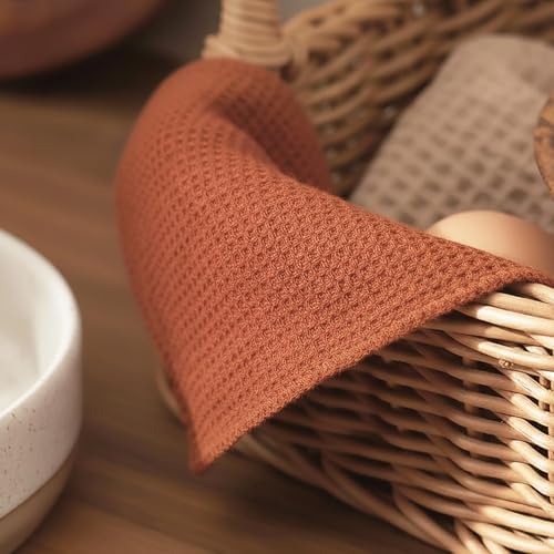 PurpleEssences Solid Kitchen Cloths, Dish Cloth 12x12 Set of 8 - Image 5