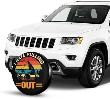 I Hate Pulling Out Spare Tire Cover Wheel Protectors Waterproof Wheel Covers - Image 6