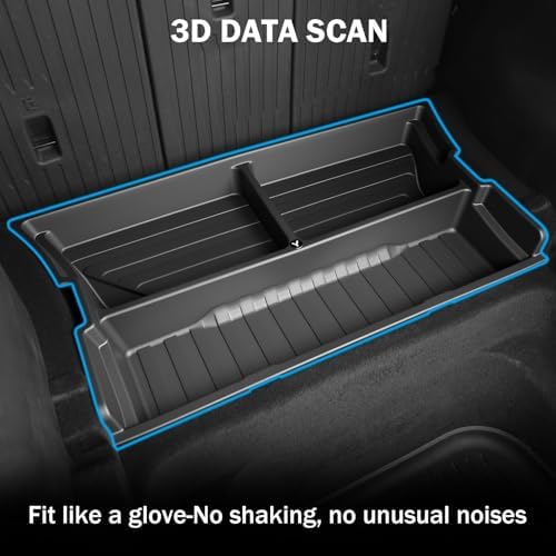 Hidden Trunk Organizer Tray for Tesla Model Y 2019-2026, Custom-Fit Rear - Image 6