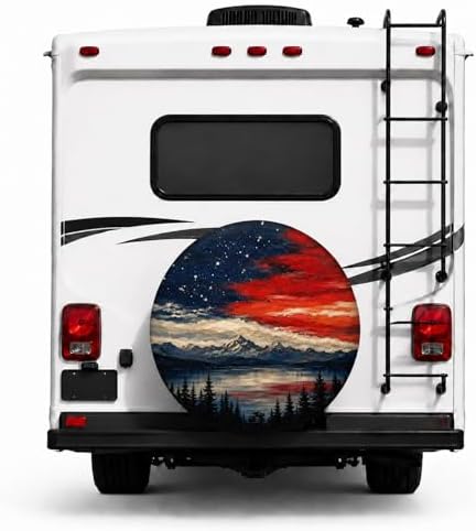 Spare Tire Cover, 420D Oxford Fabric Waterproof Tire Cover by Unknown