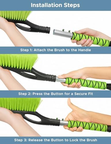 Autovir 27" Snow Brush and Ice Scrapers - Image 4