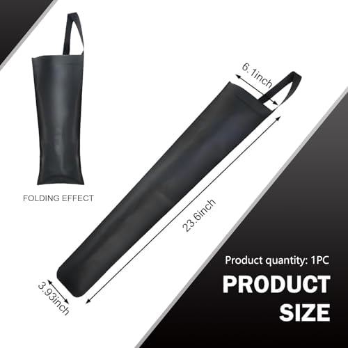Car Umbrella Storage Bag, Waterproof Foldable Hanging Bag, Universal PU Leather - Image 2